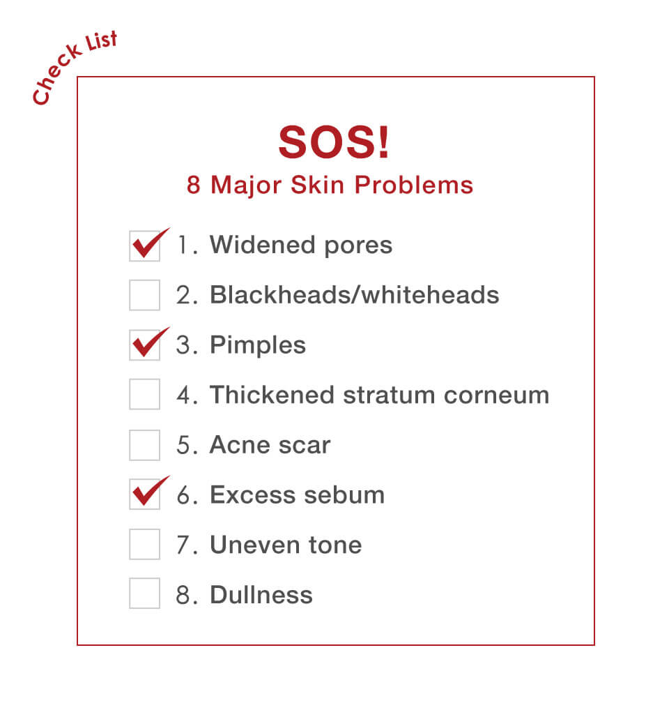 SOS! 8 Major Skin Problems